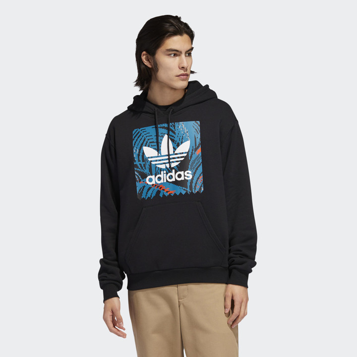 adidas print hoodie