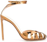 Thumbnail for your product : Francesco Russo Laser-Cut High Heel Pumps