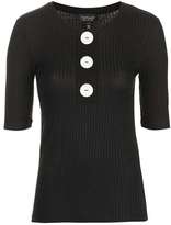 Thumbnail for your product : Topshop Button front top