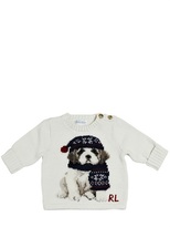 Thumbnail for your product : Ralph Lauren Embroidered Heavy Cotton Sweater