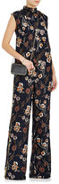 Thumbnail for your product : Derek Lam 10 Crosby Women's Floral Textured Silk-Blend Wide-Leg Pants