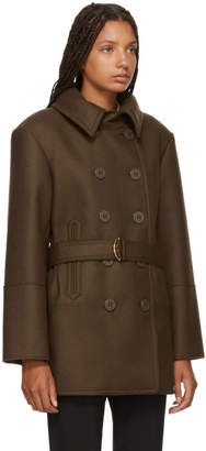 Chloé Brown Short Trench Coat