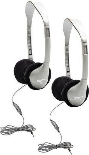 Hamilton Buhl HamiltonBuhl® SchoolMate™ HA2V On-Ear Stereo Headphones with Microphone
