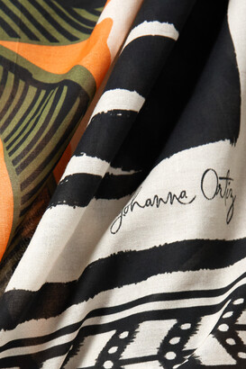 【JOHANNA ORTIZ】プリント cotton-voile pareo Johanna Ortiz + NET SUSTAIN A Certain Mystique Tasseled