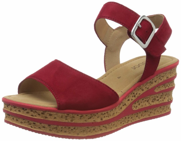 gabor cross strap sandal