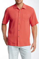 Thumbnail for your product : Tommy Bahama Silk Caribbean Square Short Sleeve Shirt