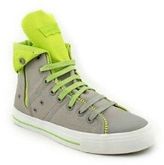 Thumbnail for your product : Levi's Zip Ex Hi Men's Casual Shoes Paloma Neon Green Canvas Denim Zipper Accent