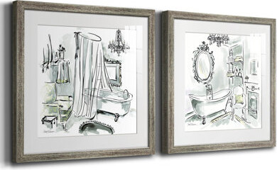 One Allium Way Picture Frame Print Set on Paper