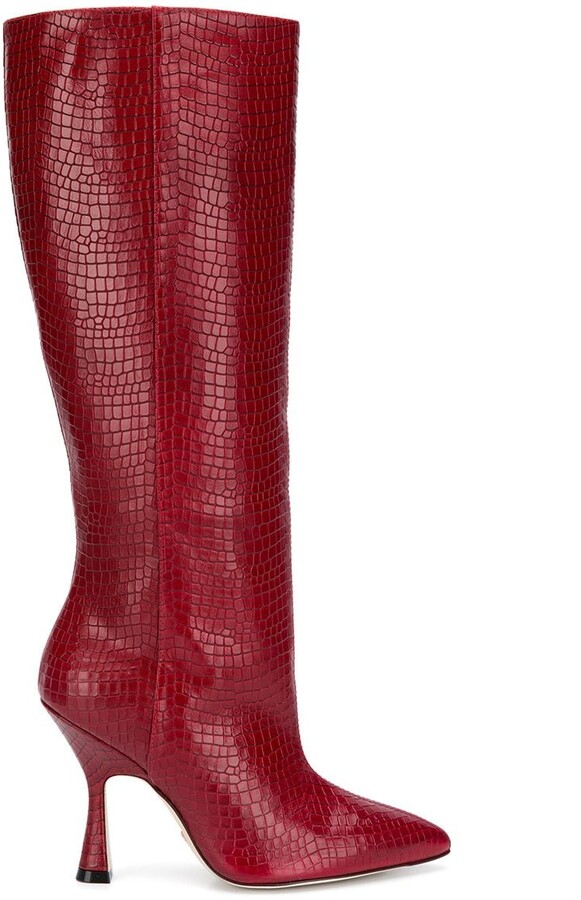 stuart weitzman red boots