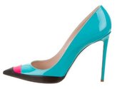 Thumbnail for your product : Ruthie Davis Colorblock Pointed-Toe Pumps