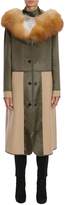 Thumbnail for your product : Alexander McQueen Satin Parka With Contrasting Colour Details
