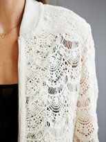Thumbnail for your product : Free People Lace Bomber Jacket