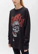 Thumbnail for your product : R 13 Battle Punk Long Sleeve Tee Aged Black Size: Large