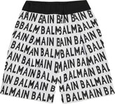 Thumbnail for your product : Balmain Kids Logo jacquard cotton shorts