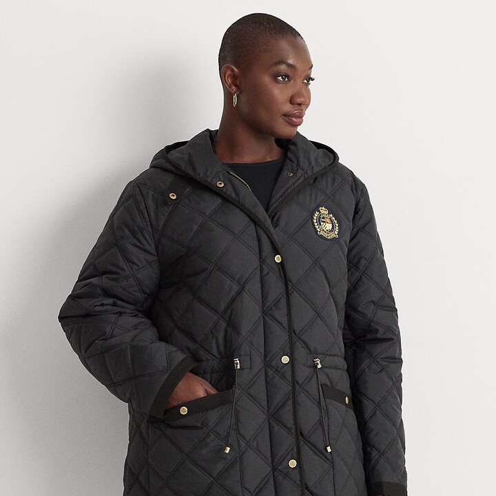 Lauren Woman Ralph Lauren CrestPatch Quilted Anorak ShopStyle Plus