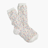 Thumbnail for your product : J.Crew Trouser socks in heart print