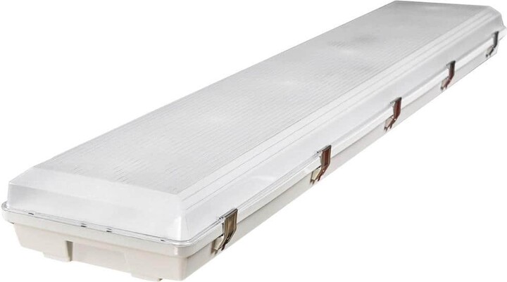LEDone 4 ft. 90-Watt 13374 Lumen Dimmable White Vapor Tight High Bay Wraparound Light, 3500K