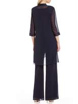 Thumbnail for your product : Le Bos Evening 3-Piece Chiffon Pant Set