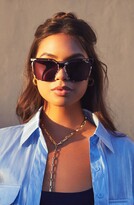 Thumbnail for your product : Quay Level Up 55mm Square Sunglasses