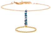 Thumbnail for your product : Ettika Danity Hand Harness with Teal Faceted Beads