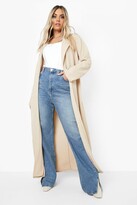 Thumbnail for your product : boohoo Plus Belted Maxi Duster