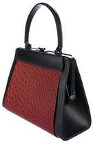 Thumbnail for your product : Delvaux Pebbled Leather Frame Satchel