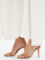 Thumbnail for your product : Gianvito Rossi Portofino 85 Suede Sandals - Nude