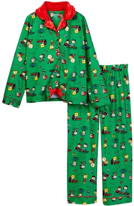 Komar Peanuts Holiday Pajama Set (Little Girls & Big Girls)