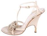 Thumbnail for your product : Giuseppe Zanotti Leather T-Strap Sandals