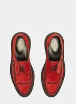 Thumbnail for your product : Adieu Type 101 Suede Platform Brogue Shoes in Red