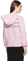 Thumbnail for your product : McQ Pink Fear Nothing Hoodie