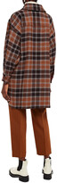 Thumbnail for your product : See by Chloe Checked wool-blend coat