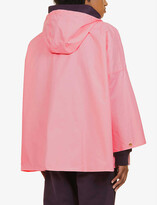 Thumbnail for your product : Benetton Drawstring hood cotton-blend raincoat