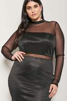Thumbnail for your product : Forever 21 Plus Size Metallic Dress