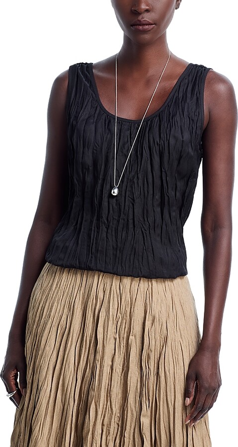 Lafayette 148 New York Crinkled Top