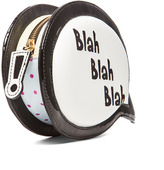 Thumbnail for your product : Webster Sophia Speech Bubble Blah Blah Blah Bag in Black & White