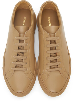 Common Projects Taupe Original Achilles Low Sneakers