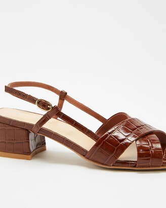 Jonak Women's Brown Heeled Sandals - Dafifi - Size 37 at The Iconic