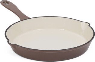TJMAXX 10In Cast Iron Enamel Coated Fry Pan