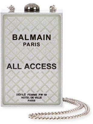 Balmain All Access Minaudiere Box Clutch Bag