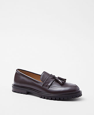Ann Taylor Leather Tassel Loafers