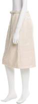 Thumbnail for your product : Loro Piana Textured Knee-Length Skirt