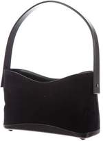 Thumbnail for your product : Ferragamo Leather-Trimmed Suede Bag