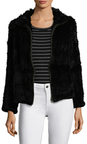 Thumbnail for your product : Adrienne Landau Rabbit Fur Zip Jacket