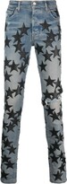 Thumbnail for your product : Amiri Star Patch Skinny Jeans