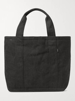 Thumbnail for your product : Onia Reversible Logo-Appliquéd Colour-Block Cotton-Canvas Tote Bag - Men - Gray
