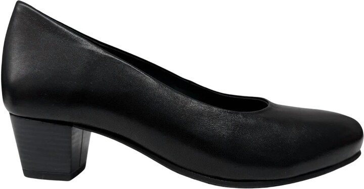 Wolky Women's Heathrow Leather Pump Shoe In Black