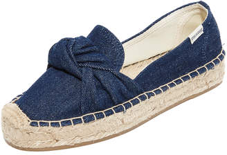 Soludos Knotted Platform Smoking Slippers