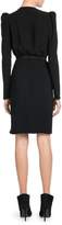 Thumbnail for your product : Giambattista Valli Wrapped Long-Sleeve Crepe Dress