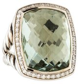 Thumbnail for your product : David Yurman Prasiolite & Diamond Albion Ring